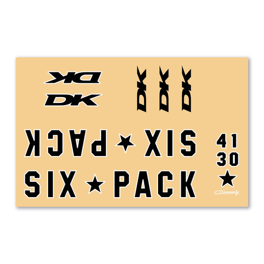 DK Six Pack Sticker Kit